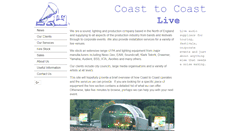 Desktop Screenshot of ctc-productions.co.uk